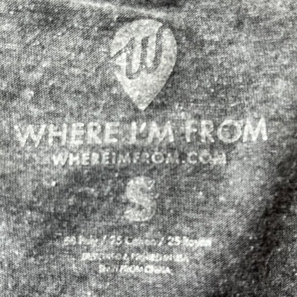 Where I’m From Tshirt Womens Small Gray Cleveland Vneck Casual - Picture 6 of 6